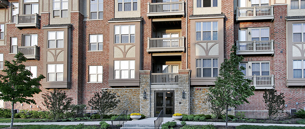 exterior view of a condo building